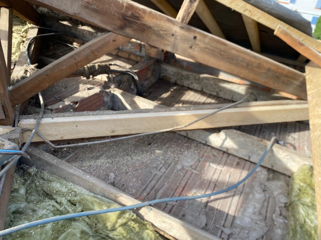 Rénovation d’une charpente traditionnelle en bois